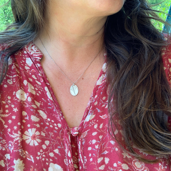 Leaf Charm Necklace