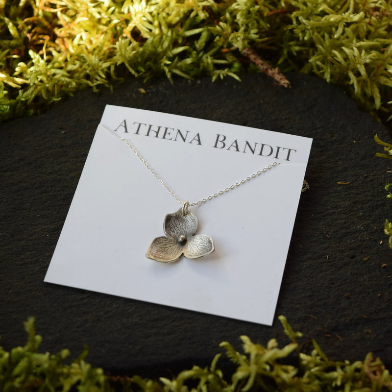 Hydrangea Flower Necklace