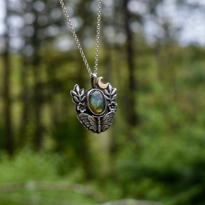 Lunar Butterfly Pendant