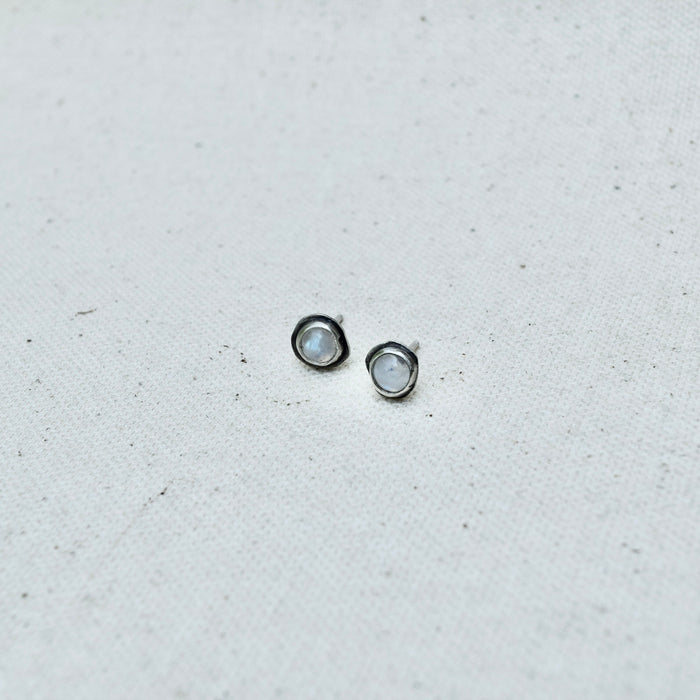 Moonstone Studs