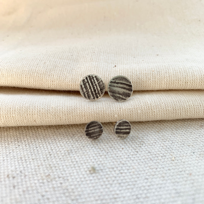 Woodland Studs in Sterling Silver