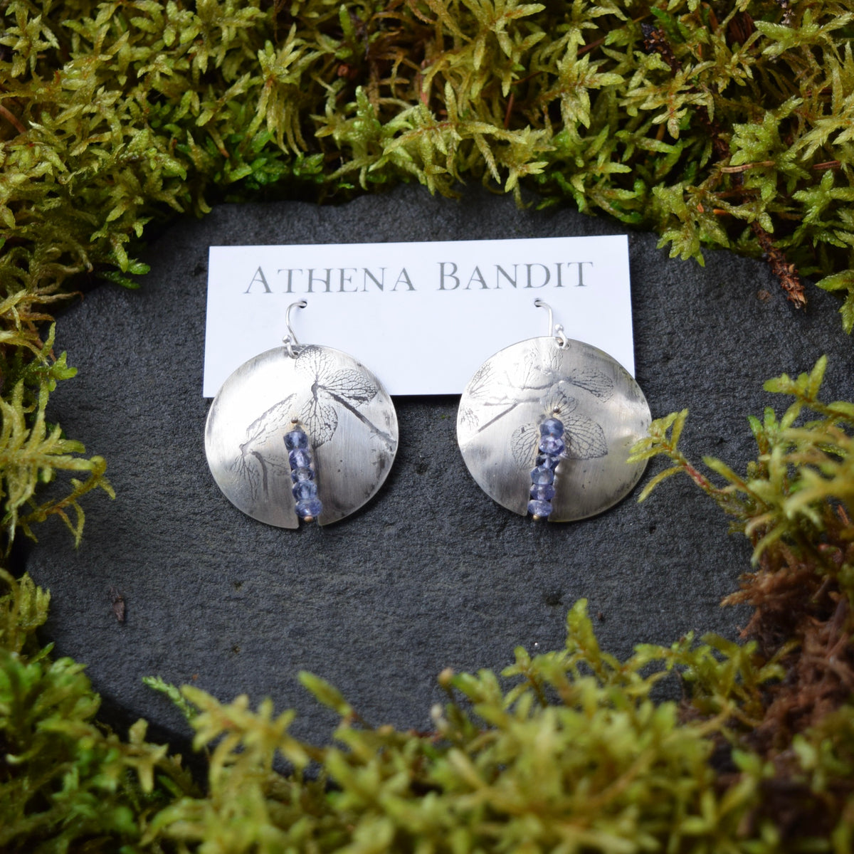 Stay Centered-Hydrangea with tanzanite beads