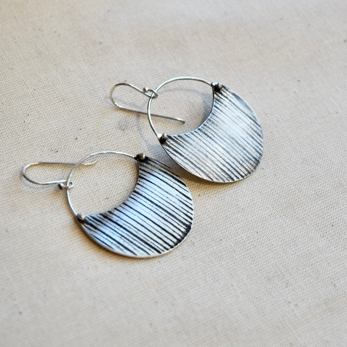 Woodland Crescent: Sterling Silver