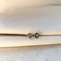 Fern Impression Sterling Silver Studs