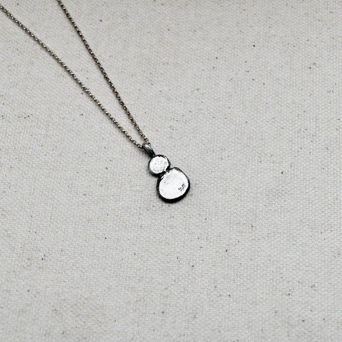 Double Pebble Necklace