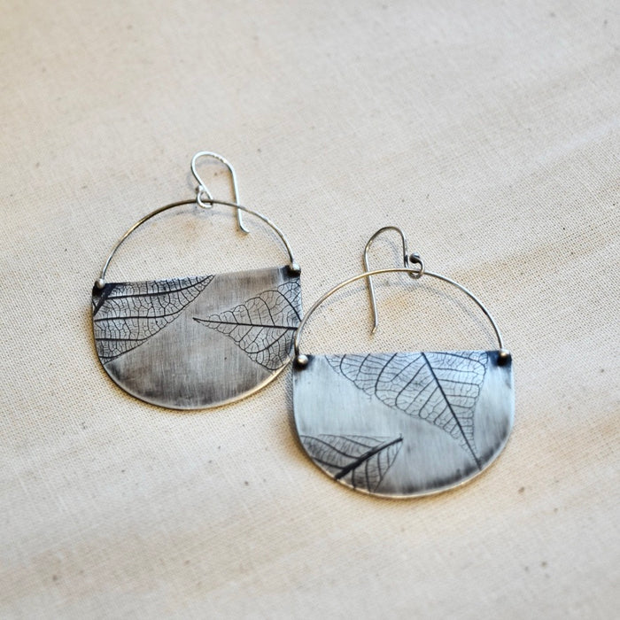 Leaf Basket: Sterling Silver