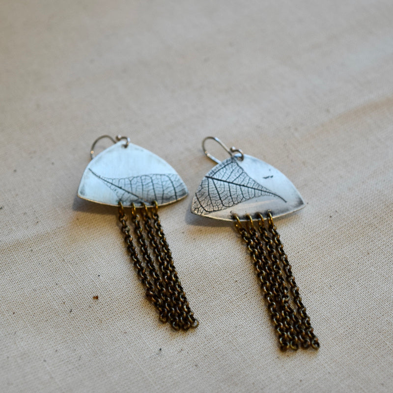 Leaf Duster: Sterling Silver