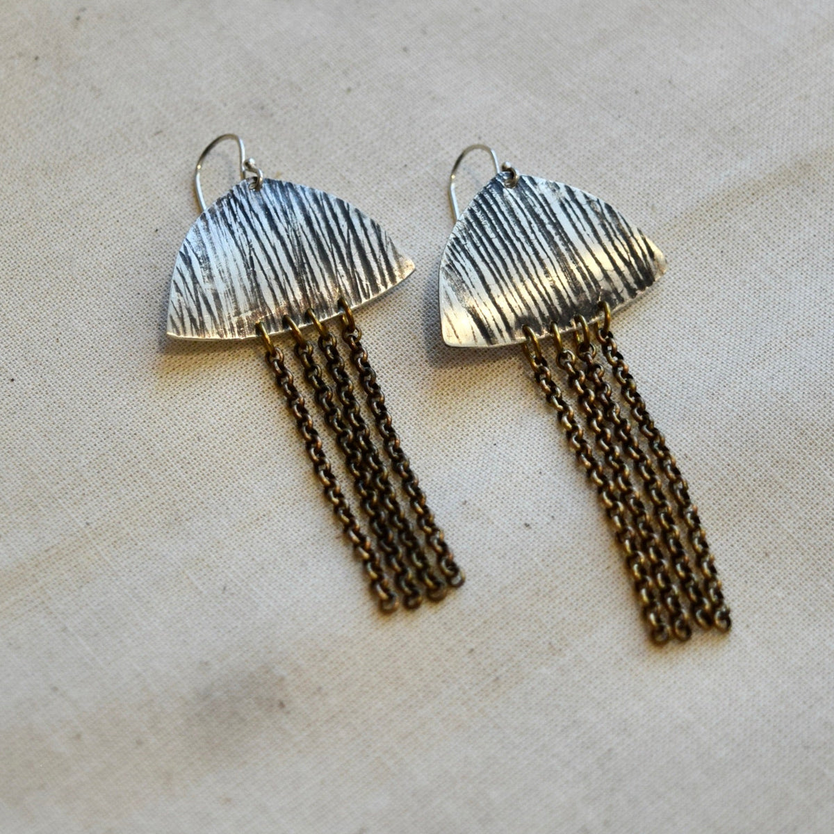 Woodland Duster: Sterling Silver + Brass