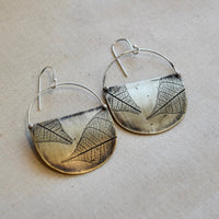 Leaf Basket: Brass