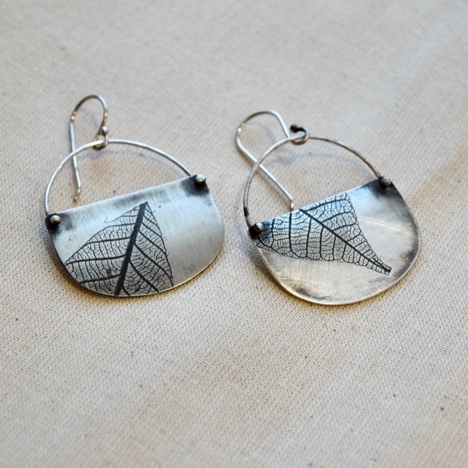 Leaf Basket: Sterling Silver