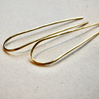 Hammered French Hair Pin Set