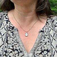 Double Pebble Necklace