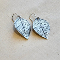 Leaf Earring: Sterling Silver